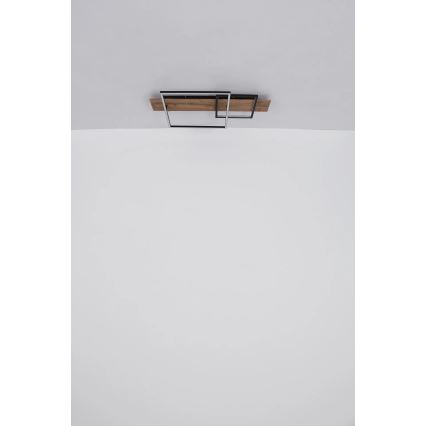 Globo 67289D1 - LED stropna svjetiljka VANNI LED/24W/230V 40x75 cm smeđa/crna