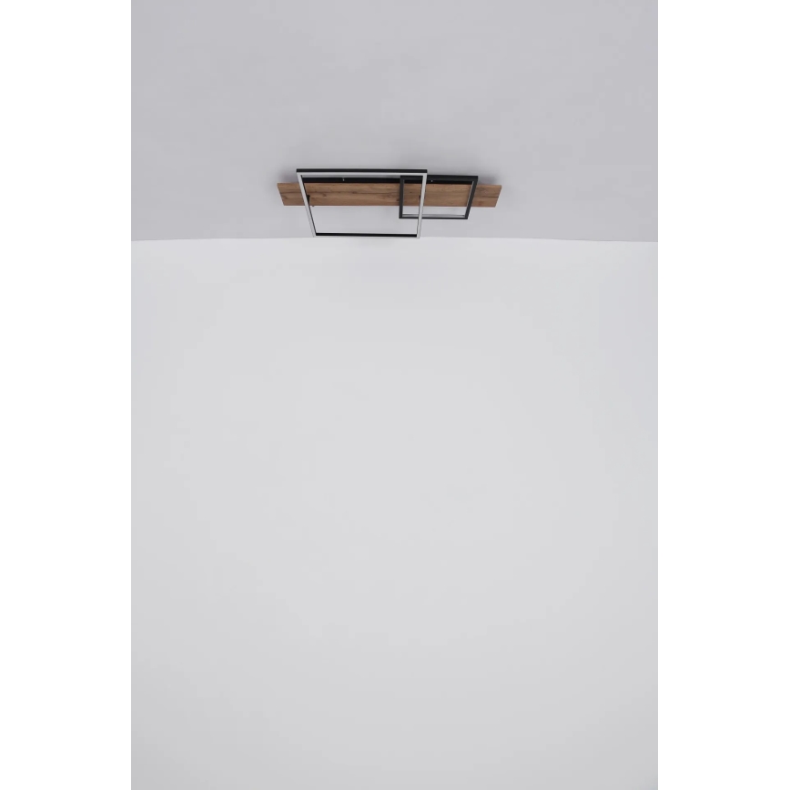 Globo 67289D1 - LED stropna svjetiljka VANNI LED/24W/230V 40x75 cm smeđa/crna