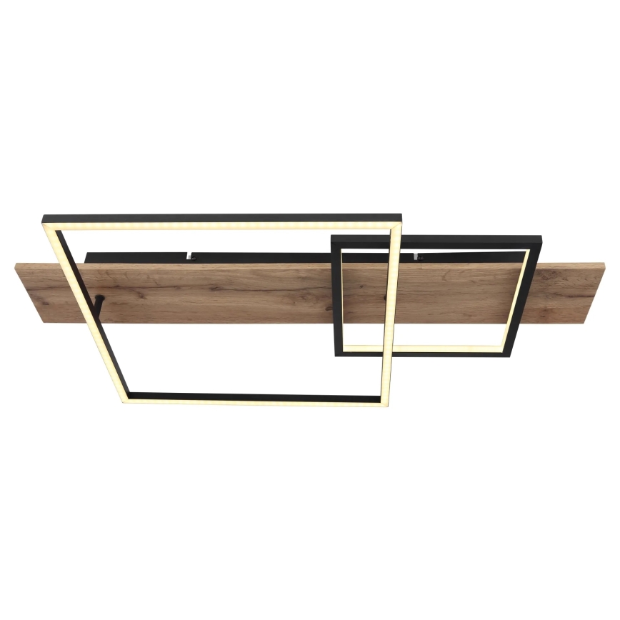 Globo 67289D1 - LED stropna svjetiljka VANNI LED/24W/230V 40x75 cm smeđa/crna