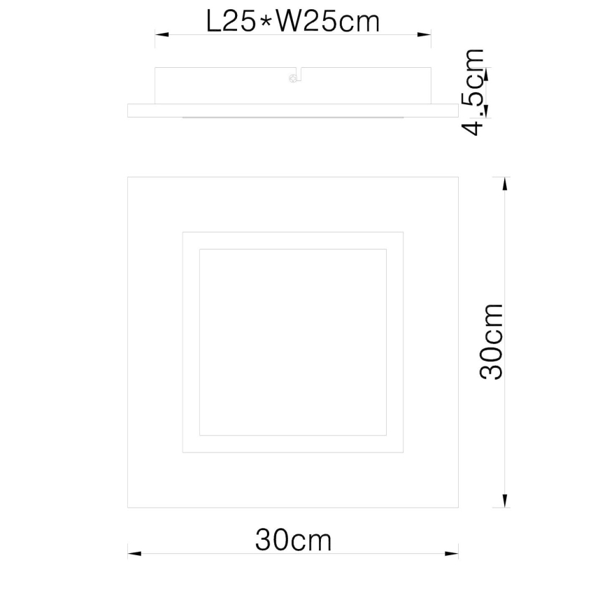 Globo - LED Stropna svjetiljka LED/12W/230V
