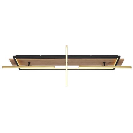 Globo 67296D2 - LED stropna svjetiljka BEATRIX LED/48W/230V 60,5x100 cm smeđa