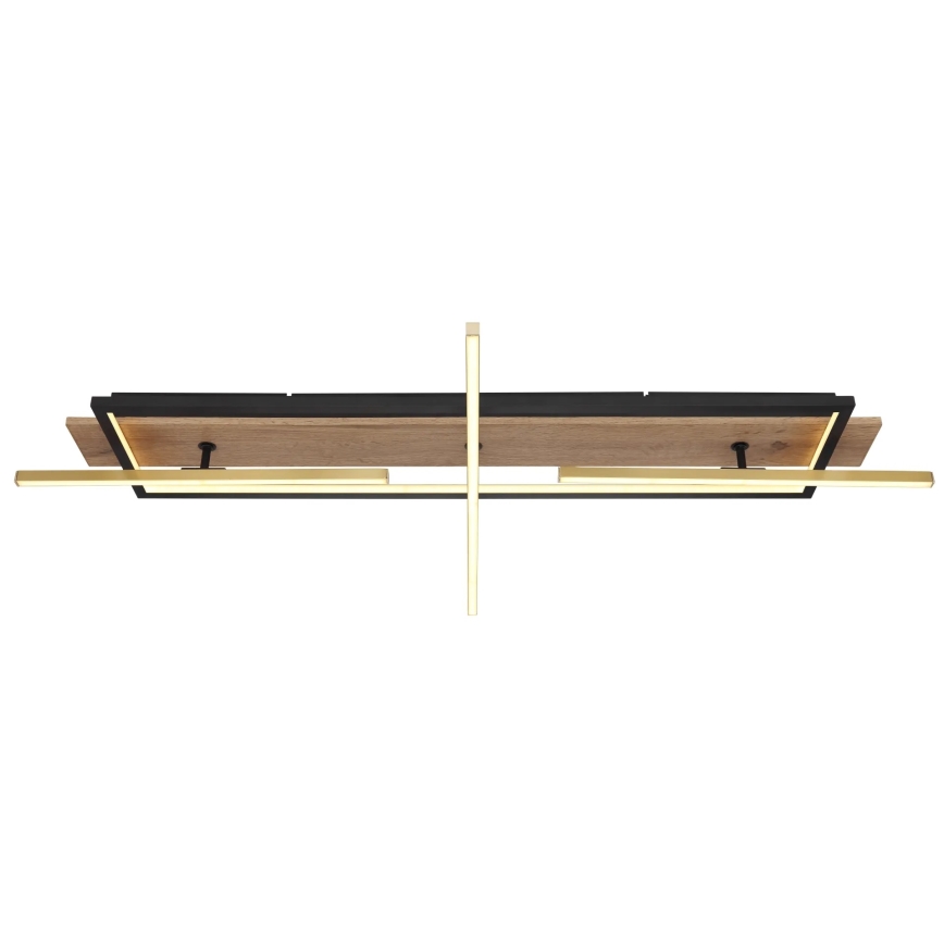 Globo 67296D2 - LED stropna svjetiljka BEATRIX LED/48W/230V 60,5x100 cm smeđa
