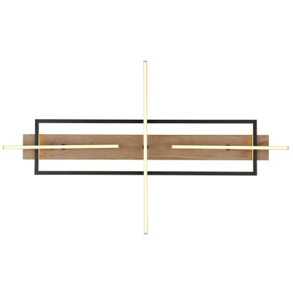Globo 67296D2 - LED stropna svjetiljka BEATRIX LED/48W/230V 60,5x100 cm smeđa