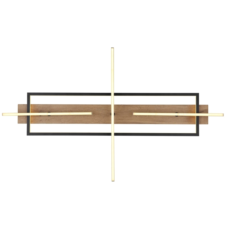 Globo 67296D2 - LED stropna svjetiljka BEATRIX LED/48W/230V 60,5x100 cm smeđa