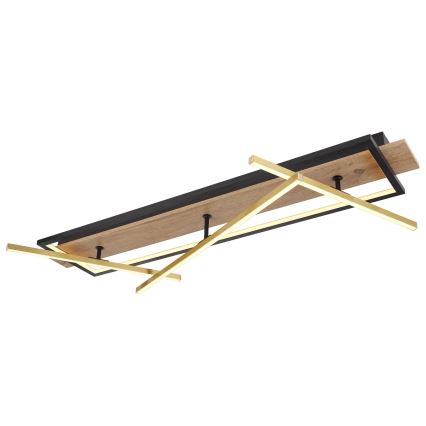 Globo 67296D2 - LED stropna svjetiljka BEATRIX LED/48W/230V 60,5x100 cm smeđa