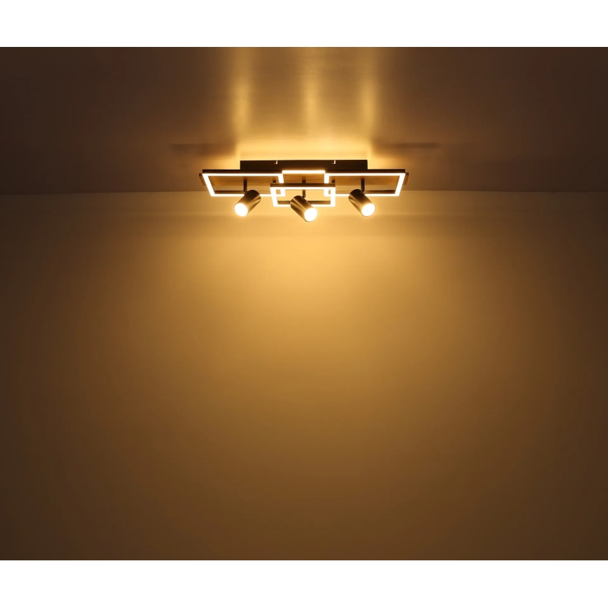 Globo - LED stropna svjetiljka LED/48W/230V + 3xGU10/5W 3000K 27x72 cm