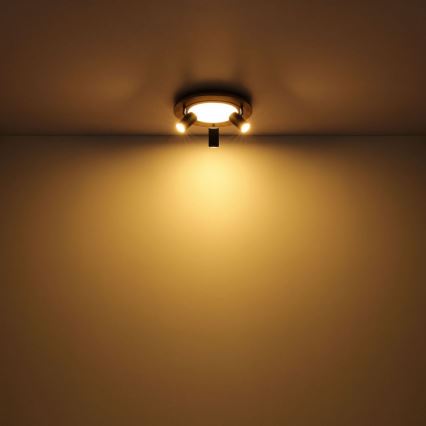 Globo - LED Reflektorska svjetiljka 3xGU10/5W/230V + LED/15W/230V