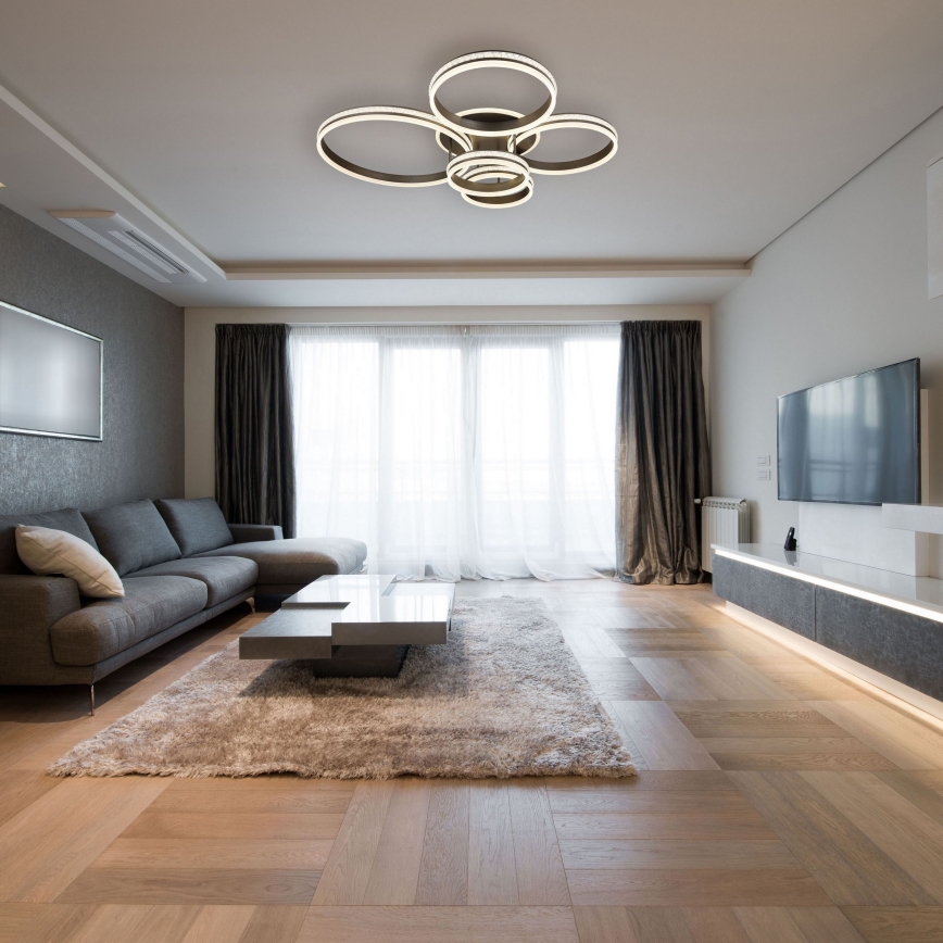 Globo - LED Prigušiva stropna svjetiljka LED/120W/230V 2700K-6000K + daljinski upravljač