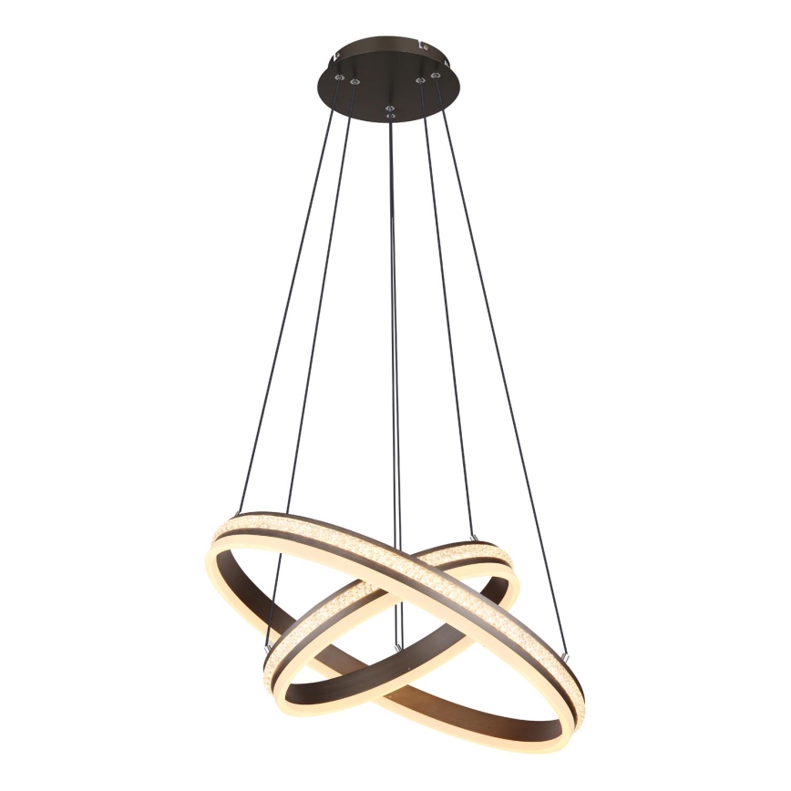 Globo - LED Prigušivi luster na sajli LED/60W/230V 2700K-6000K + daljinski upravljač