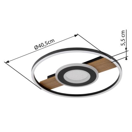 Globo - LED Stropna svjetiljka LED/24W/230V