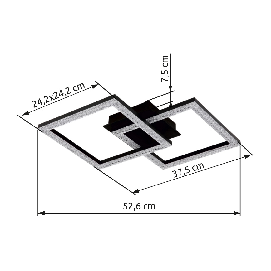 Globo - LED Stropna svjetiljka LED/20W/230V