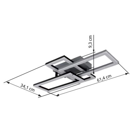 Globo - LED Stropna svjetiljka LED/24W/230V
