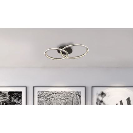 Globo - LED Prigušivo stropno svjetlo LED/50W/230V 2700-6000K 50x75 cm + daljinski upravljač
