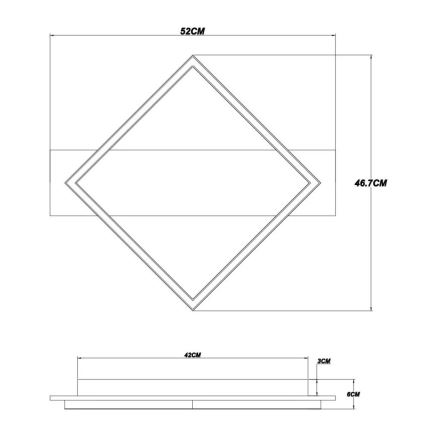 Globo - LED Stropna svjetiljka LED/18W/230V