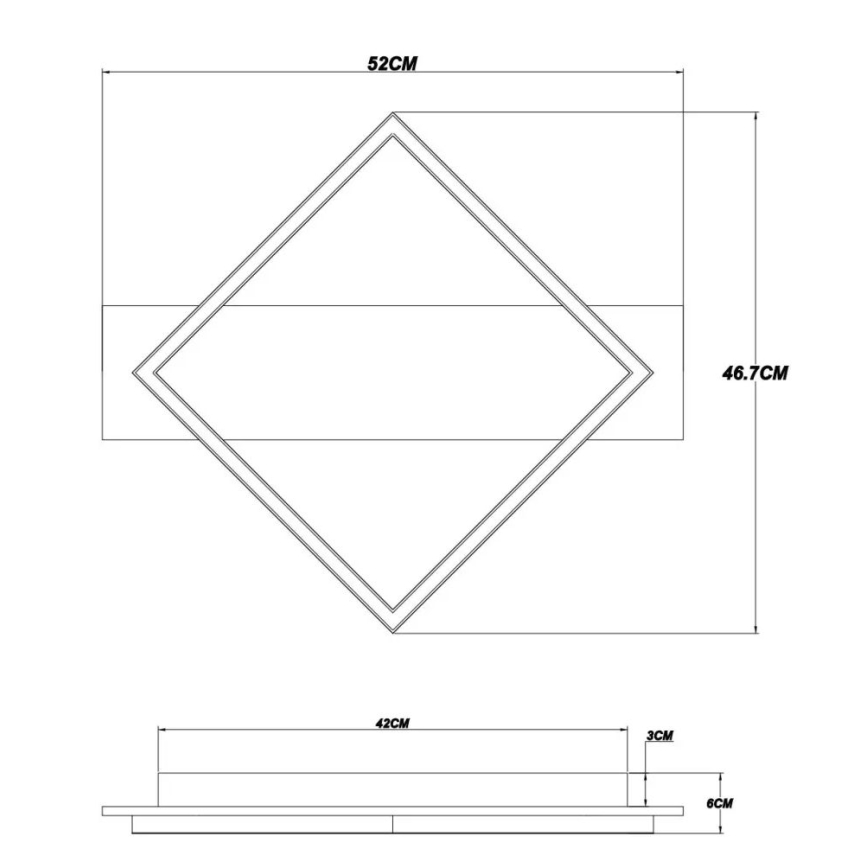 Globo - LED Stropna svjetiljka LED/18W/230V