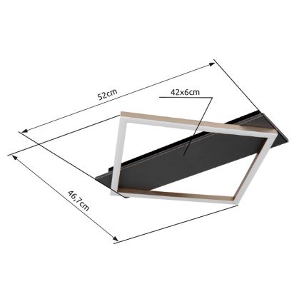 Globo - LED Stropna svjetiljka LED/18W/230V