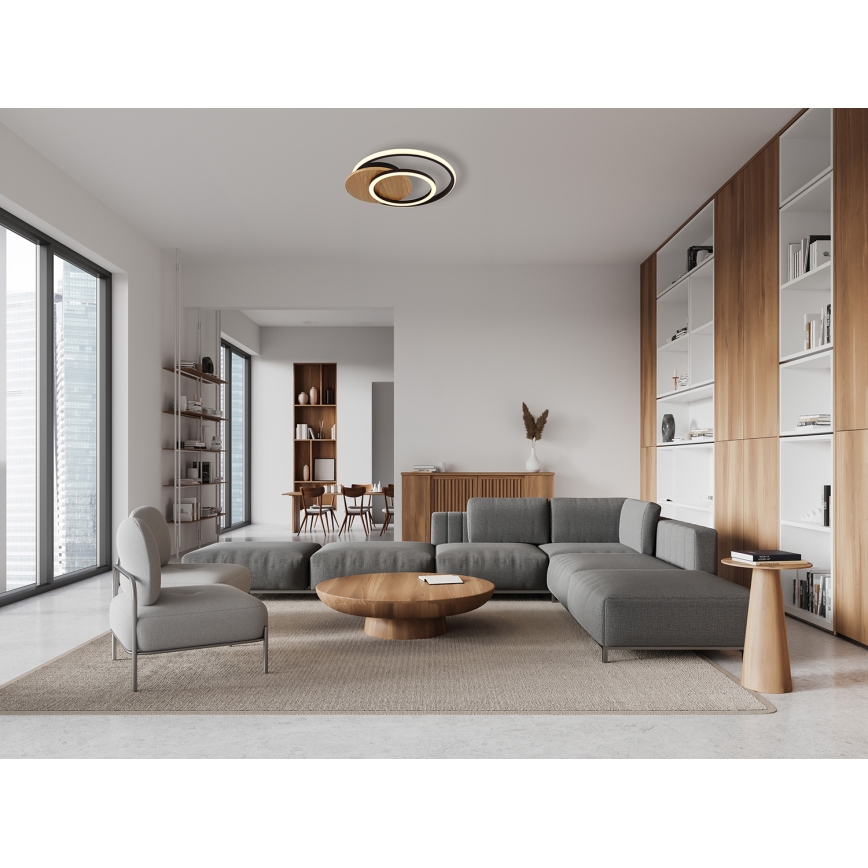 Globo - LED Stropna svjetiljka LED/24W/230V crna