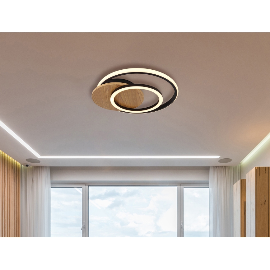 Globo - LED Stropna svjetiljka LED/24W/230V crna