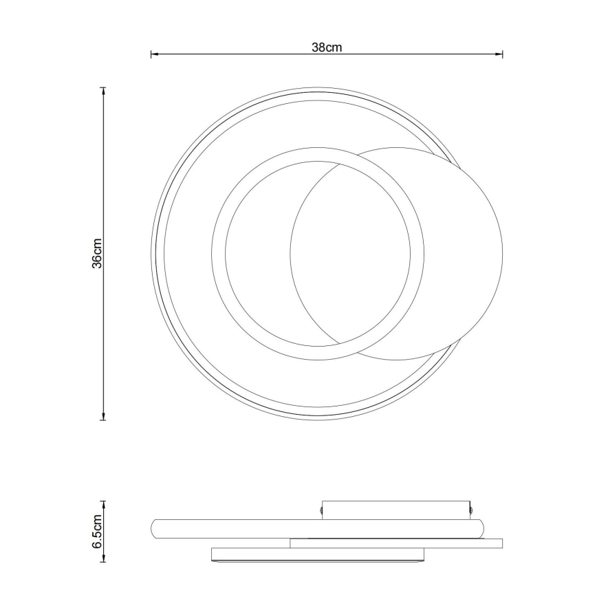 Globo - LED Stropna svjetiljka LED/24W/230V