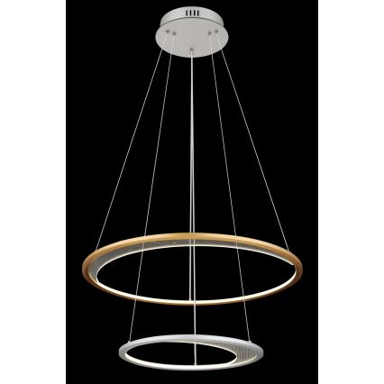 Globo - LED Prigušivi luster na sajli LED/40W/230V 2700K-6500K + daljinski upravljač