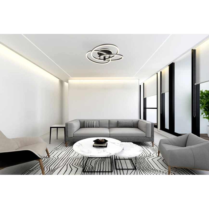 Globo - LED stropna svjetiljka s prigušivanjem LED/75W/230V 2700-6000K promjer 78 cm + daljinski upravljač