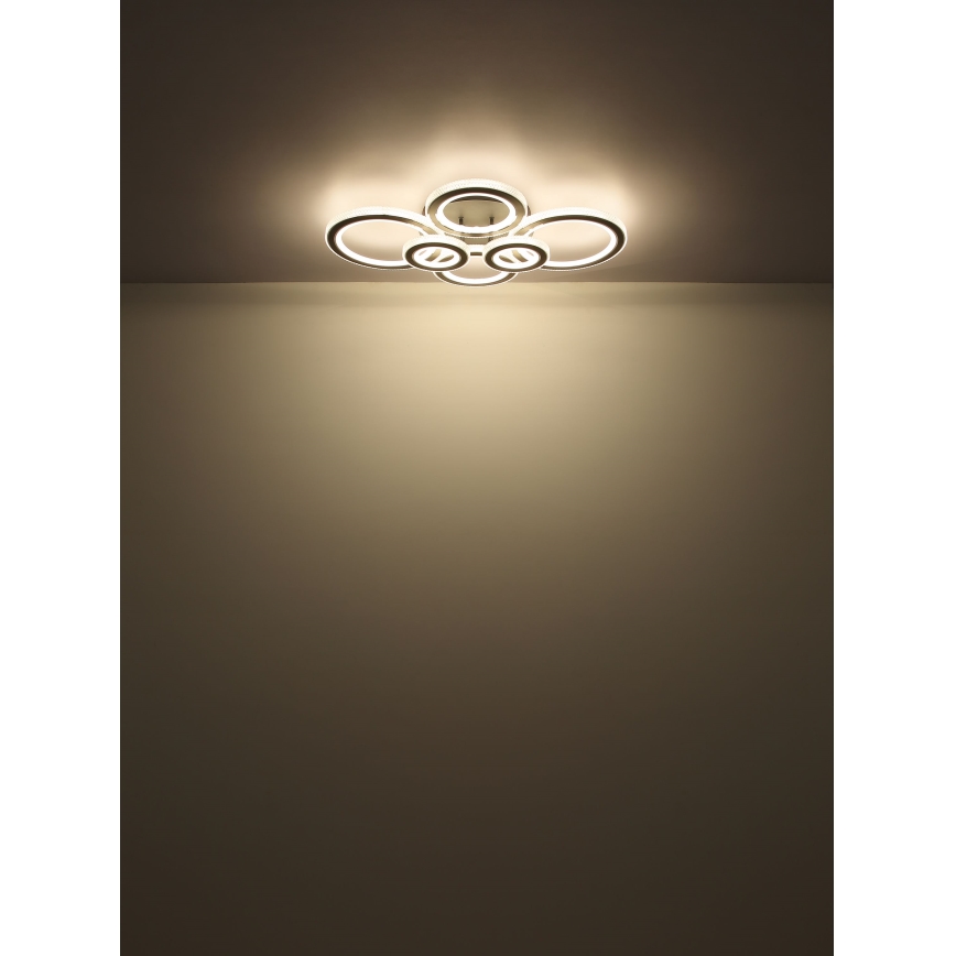 Globo - LED Prigušiva stropna svjetiljka LED/60W/230V 2700-6000K 56x78 cm antracit + daljinski upravljač