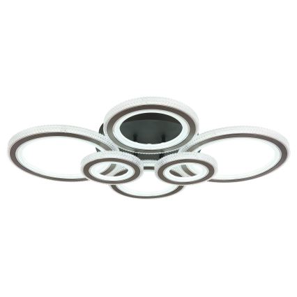 Globo - LED Prigušiva stropna svjetiljka LED/60W/230V 2700-6000K 56x78 cm antracit + daljinski upravljač