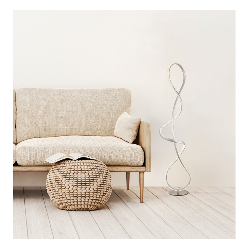 Globo - LED Podna lampa LED/36W/230V mat krom