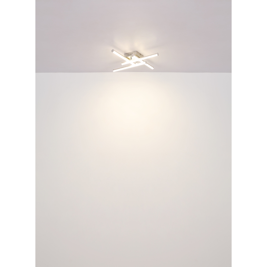 Globo - LED Stropna svjetiljka LED/24W/230V 4000K mat krom