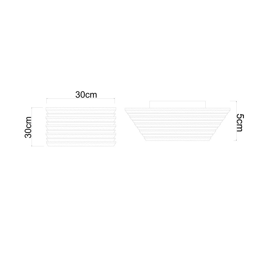 Globo - LED stropna svjetiljka LED/15W/230V 3000K 30x30 cm