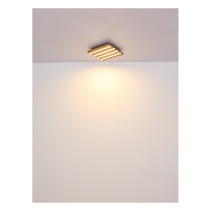 Globo - LED Stropna svjetiljka LED/30W/230V 3000K 80x20 cm drvo