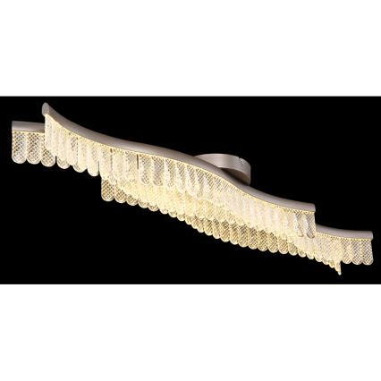 Globo - LED Stropna svjetiljka LED/35W/230V 3200K 18x108 cm mat krom