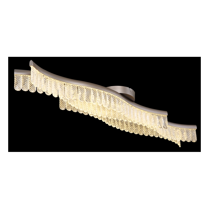 Globo - LED Stropna svjetiljka LED/35W/230V 3200K 18x108 cm mat krom