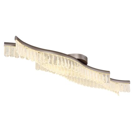 Globo - LED Stropna svjetiljka LED/35W/230V 3200K 18x108 cm mat krom