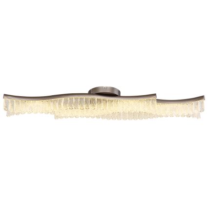 Globo - LED Stropna svjetiljka LED/35W/230V 3200K 18x108 cm mat krom
