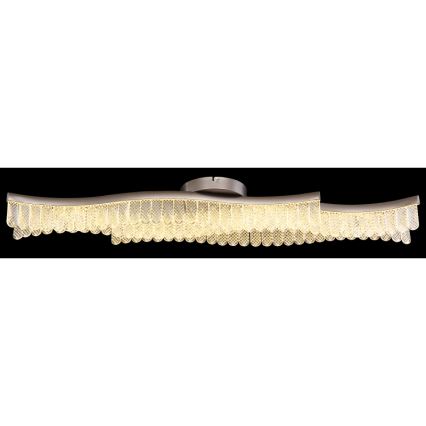 Globo - LED Stropna svjetiljka LED/35W/230V 3200K 18x108 cm mat krom