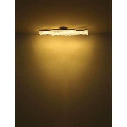 Globo - LED Stropna svjetiljka LED/35W/230V 3200K 18x108 cm mat krom