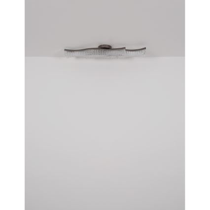 Globo - LED Stropna svjetiljka LED/35W/230V 3200K 18x108 cm mat krom