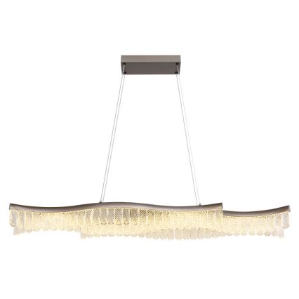 Globo - LED Luster na sajli LED/35W/230V 3200K mat krom