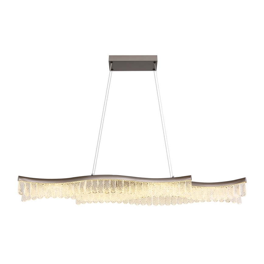 Globo - LED Luster na sajli LED/35W/230V 3200K mat krom