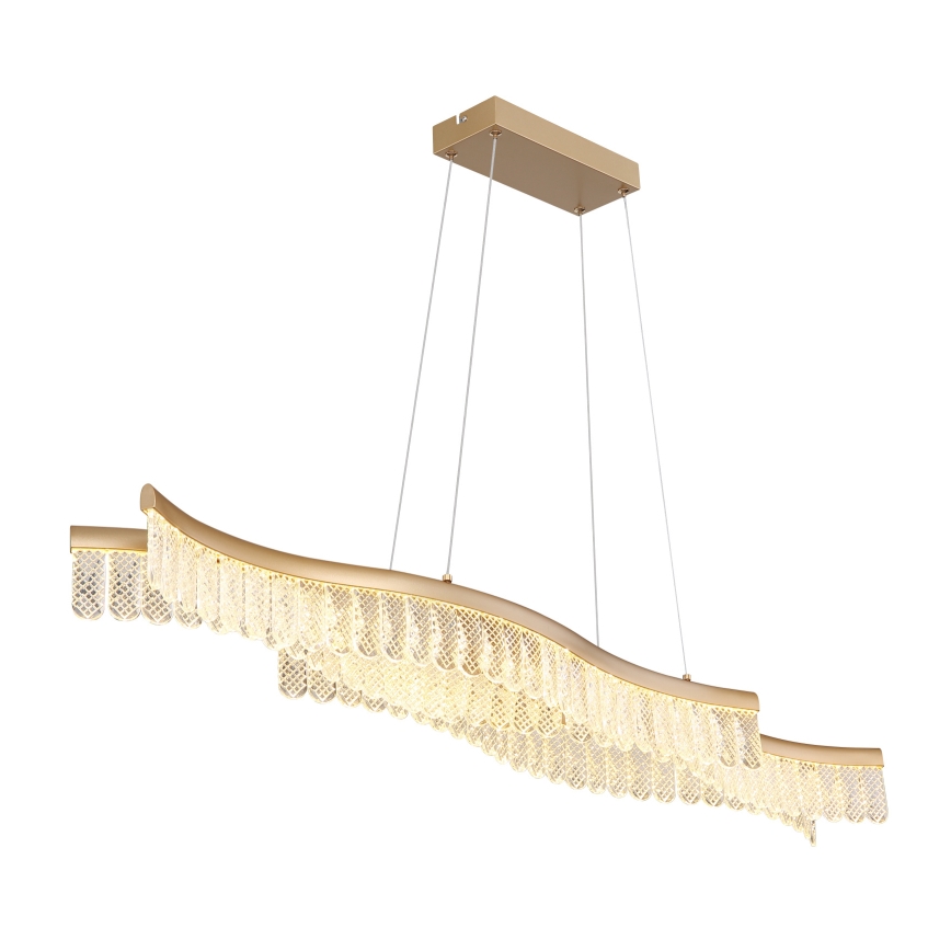 Globo - LED Luster na sajli LED/35W/230V 3200K zlatna
