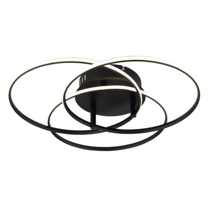 Globo - LED Stropna svjetiljka LED/40W/230V 4000K pr. 45,6 cm crna