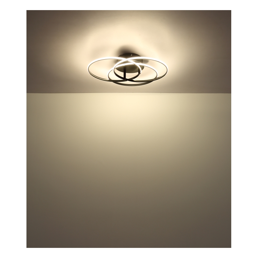 Globo - LED Stropna svjetiljka LED/40W/230V 4000K pr. 45,6 cm crna