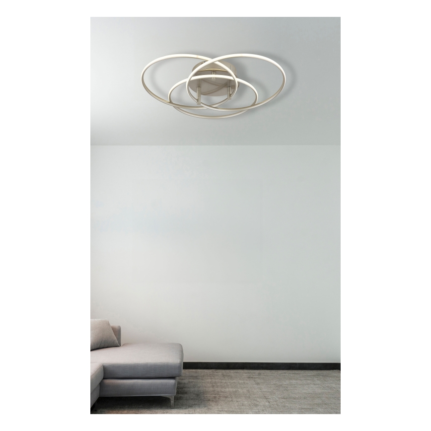 Globo - LED Stropna svjetiljka LED/40W/230V 4000K pr. 45,6 cm mat krom