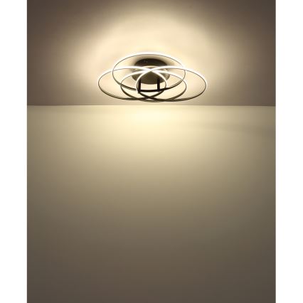 Globo - LED Stropna svjetiljka LED/55W/230V 4000K pr. 51,5 cm crna