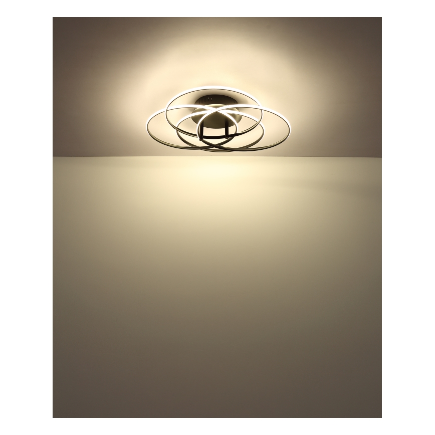 Globo - LED Stropna svjetiljka LED/55W/230V 4000K pr. 51,5 cm crna