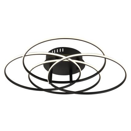 Globo - LED Stropna svjetiljka LED/55W/230V 4000K pr. 51,5 cm crna