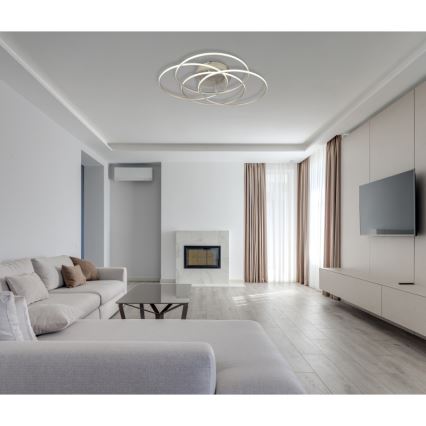 Globo - LED Stropna svjetiljka LED/55W/230V 4000K pr. 51,5 cm mat krom