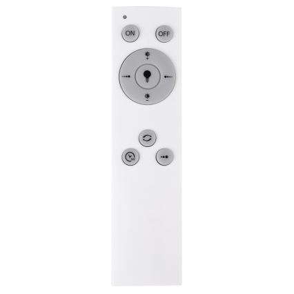 Globo - LED stropno svjetlo s prigušivanjem LED/40W/230V 2700-6500K 32,5x87,5 cm smeđa/crna + daljinski upravljač