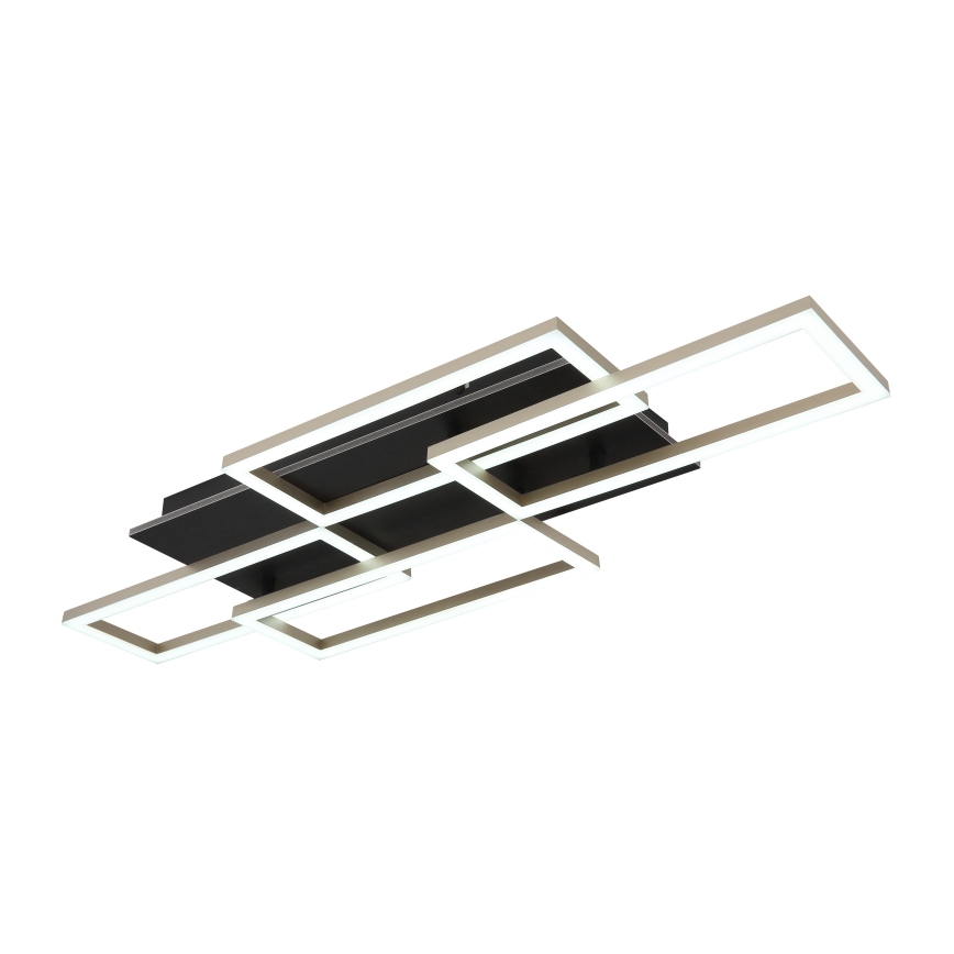 Globo - LED stropna svjetiljka s mogućnošću prigušivanja LED/40W/230V 2700-6500K 32,5x87,5 cm crna + daljinski upravljač
